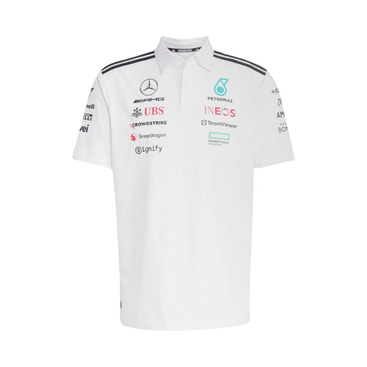 Mercedes AMG Petronas 2025 Polo Blanc 3XL